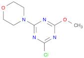 1,3,5-Triazine, 2-chloro-4-methoxy-6-(4-morpholinyl)-