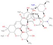 2,6-Epoxy-2H-naphthaceno[1,2-b]oxocin-9,16-dione, 5-[[3-amino-2,3,6-trideoxy-4-O-(6-deoxy-3-C-meth…