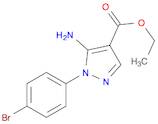 1H-Pyrazole-4-carboxylic acid, 5-amino-1-(4-bromophenyl)-, ethyl ester