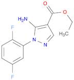 1H-Pyrazole-4-carboxylic acid, 5-amino-1-(2,5-difluorophenyl)-, ethyl ester