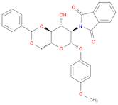 β-D-Glucopyranoside, 4-methoxyphenyl 2-deoxy-2-(1,3-dihydro-1,3-dioxo-2H-isoindol-2-yl)-4,6-O-[(...