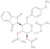 β-D-Glucopyranoside, 4-methoxyphenyl 2-deoxy-2-(1,3-dihydro-1,3-dioxo-2H-isoindol-2-yl)-, 3,4,6-...