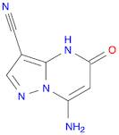 Pyrazolo[1,5-a]pyrimidine-3-carbonitrile, 7-amino-4,5-dihydro-5-oxo-