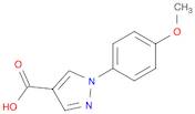 1H-Pyrazole-4-carboxylic acid, 1-(4-methoxyphenyl)-