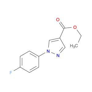 1H-Pyrazole-4-carboxylic acid, 1-(4-fluorophenyl)-, ethyl ester