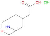 3-Oxa-9-azabicyclo[3.3.1]nonane-7-acetic acid, hydrochloride (1:1)