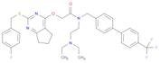 Acetamide, N-[2-(diethylamino)ethyl]-2-[[2-[[(4-fluorophenyl)methyl]thio]-6,7-dihydro-5H-cyclope...