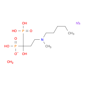 Phosphonic acid, P,P'-[1-hydroxy-3-(methylpentylamino)propylidene]bis-, sodium salt, hydrate (1:1:…