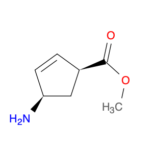 2-Cyclopentene-1-carboxylic acid, 4-amino-, methyl ester, (1S,4R)-