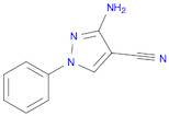 1H-Pyrazole-4-carbonitrile, 3-amino-1-phenyl-