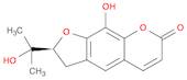 7H-Furo[3,2-g][1]benzopyran-7-one, 2,3-dihydro-9-hydroxy-2-(1-hydroxy-1-methylethyl)-, (2S)-