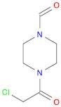 1-Piperazinecarboxaldehyde, 4-(2-chloroacetyl)-