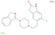 2H-Indol-2-one, 5-[2-[4-(1,2-benzisothiazol-3-yl)-1-piperazinyl]ethyl]-6-chloro-1,3-dihydro-, hy...