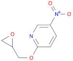 Pyridine, 5-nitro-2-(2-oxiranylmethoxy)-