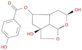 Benzoic acid, 4-hydroxy-, (2aS,4R,4aR,6S,7aS,7bS)-octahydro-2a,6-dihydroxy-2H-1,7-dioxacyclopent...