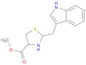 4-Thiazolidinecarboxylic acid, 2-(1H-indol-3-ylmethyl)-, methyl ester