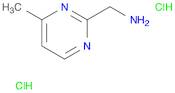 2-Pyrimidinemethanamine, 4-methyl-, hydrochloride (1:2)