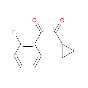 1,2-Ethanedione, 1-cyclopropyl-2-(2-fluorophenyl)-