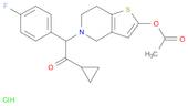 Ethanone, 2-[2-(acetyloxy)-6,7-dihydrothieno[3,2-c]pyridin-5(4H)-yl]-1-cyclopropyl-2-(4-fluoroph...