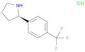 Pyrrolidine, 2-[4-(trifluoromethyl)phenyl]-, hydrochloride (1:1), (2R)-