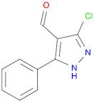 1H-Pyrazole-4-carboxaldehyde, 3-chloro-5-phenyl-