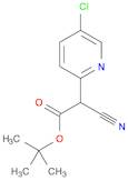 2-Pyridineacetic acid, 5-chloro-α-cyano-, 1,1-dimethylethyl ester