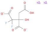 1,2,3-Propanetricarboxylic acid, 1,1-difluoro-2-hydroxy-, disodium salt, (+)- (9CI)