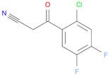 Benzenepropanenitrile, 2-chloro-4,5-difluoro-β-oxo-