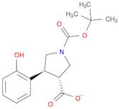 1,3-Pyrrolidinedicarboxylic acid, 4-(2-hydroxyphenyl)-, 1-(1,1-dimethylethyl) ester, (3R,4S)-rel-