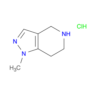 1H-Pyrazolo[4,3-c]pyridine, 4,5,6,7-tetrahydro-1-methyl-, hydrochloride (1:1)