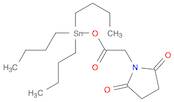 1-Pyrrolidineacetic acid, 2,5-dioxo-, tributylstannyl ester