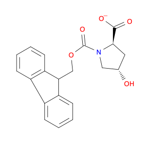 1,2-Pyrrolidinedicarboxylic acid, 4-hydroxy-, 1-(9H-fluoren-9-ylmethyl) ester, (2R,4S)-