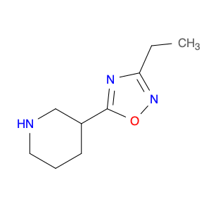 Piperidine, 3-(3-ethyl-1,2,4-oxadiazol-5-yl)-