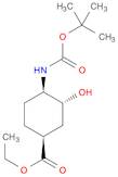 Cyclohexanecarboxylic acid, 4-[[(1,1-dimethylethoxy)carbonyl]amino]-3-hydroxy-, ethyl ester, (1S...