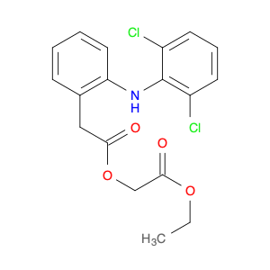 Benzeneacetic acid, 2-[(2,6-dichlorophenyl)amino]-, 2-ethoxy-2-oxoethyl ester