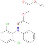 Benzeneacetic acid, 2-[(2,6-dichlorophenyl)amino]-, 2-methoxy-2-oxoethyl ester