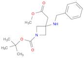 3-Azetidineacetic acid, 1-[(1,1-dimethylethoxy)carbonyl]-3-[(phenylmethyl)amino]-, methyl ester