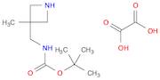 Carbamic acid, N-[(3-methyl-3-azetidinyl)methyl]-, 1,1-dimethylethyl ester, ethanedioate (1:1)