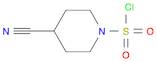 1-Piperidinesulfonyl chloride, 4-cyano-