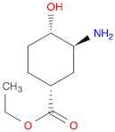 Cyclohexanecarboxylic acid, 3-amino-4-hydroxy-, ethyl ester, (1R,3S,4S)-