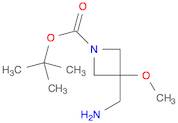 1-Azetidinecarboxylic acid, 3-(aminomethyl)-3-methoxy-, 1,1-dimethylethyl ester