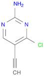 2-Pyrimidinamine, 4-chloro-5-ethynyl-