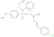 Benzenesulfonamide, N-[2-[[[3-(4-chlorophenyl)-2-propen-1-yl]methylamino]methyl]phenyl]-N-(2-hyd...