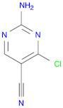 5-Pyrimidinecarbonitrile, 2-amino-4-chloro-