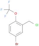 Benzene, 4-bromo-2-(chloromethyl)-1-(trifluoromethoxy)-