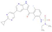 Sulfamide, N'-[3-[[5-(2-cyclopropyl-5-pyrimidinyl)-1H-pyrrolo[2,3-b]pyridin-3-yl]carbonyl]-2,4-d...