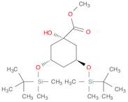 Cyclohexanecarboxylic acid, 3,5-bis[[(1,1-dimethylethyl)dimethylsilyl]oxy]-1-hydroxy-, methyl este…