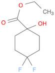 Cyclohexanecarboxylic acid, 4,4-difluoro-1-hydroxy-, ethyl ester