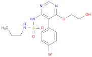 SulfaMide, N-[5-(4-broMophenyl)-6-(2-hydroxyethoxy)-4-pyriMidinyl]-N'-propyl-