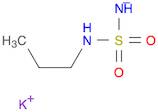 Sulfamide, N-propyl-, potassium salt (1:1)